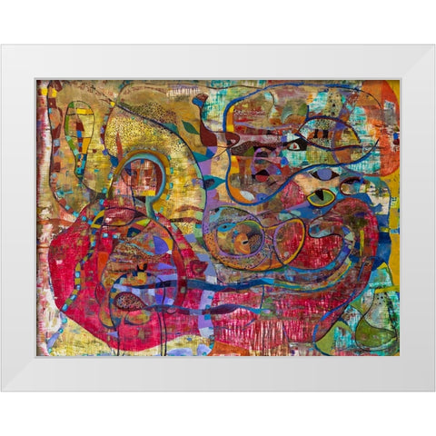 Baby White Modern Wood Framed Art Print by Loebelsohn, Alise