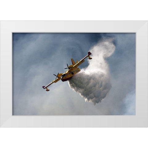 Sky And Water White Modern Wood Framed Art Print by Rigo, Fabrizio