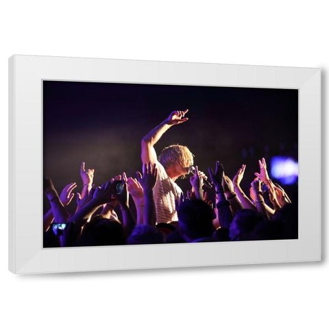 Switchfoot White Modern Wood Framed Art Print by Gardestig, Anders