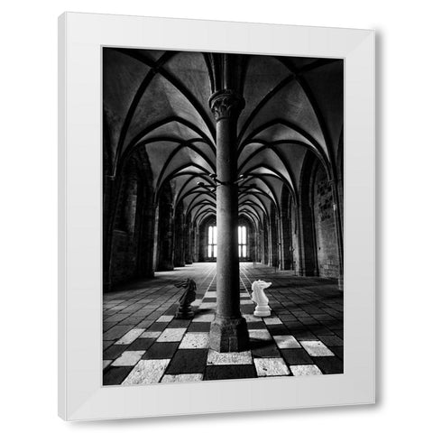 Querelle White Modern Wood Framed Art Print by David Senechal Photographie