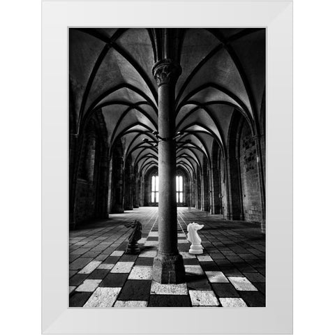 Querelle White Modern Wood Framed Art Print by David Senechal Photographie