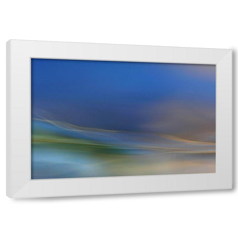 Dreamy Waters White Modern Wood Framed Art Print by Marthinussen, Willy