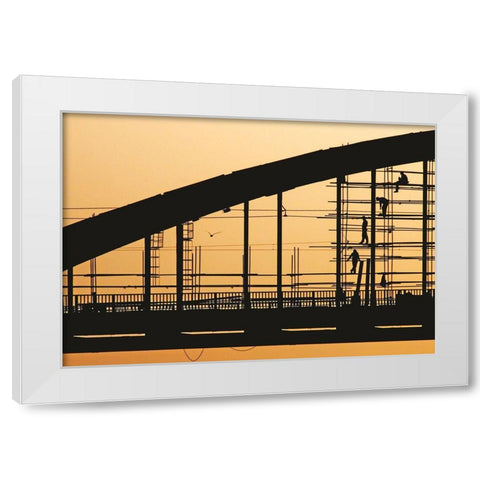 Remont White Modern Wood Framed Art Print by Off Zivancevic, Vladimir