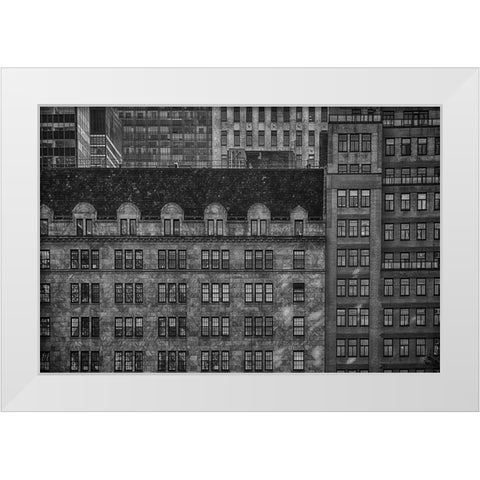 Fifth Avenue White Modern Wood Framed Art Print by Labagnara, Roxana