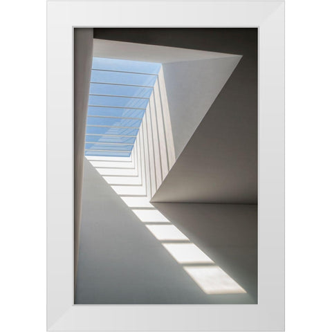 Air! White Modern Wood Framed Art Print by P Neto, Filipe