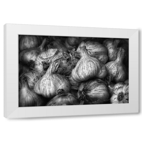 Against Vampires White Modern Wood Framed Art Print by Droste, Holger