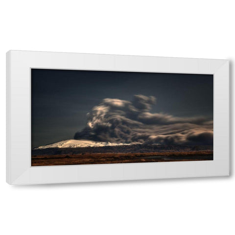 Power Of Nature White Modern Wood Framed Art Print by Hoffmann, Raymond