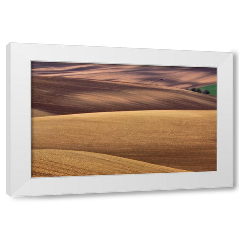 Spring Work White Modern Wood Framed Art Print by Kruk, Przemyslaw