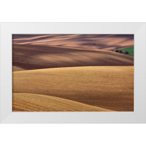 Spring Work White Modern Wood Framed Art Print by Kruk, Przemyslaw