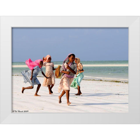 Z1 White Modern Wood Framed Art Print by Taln