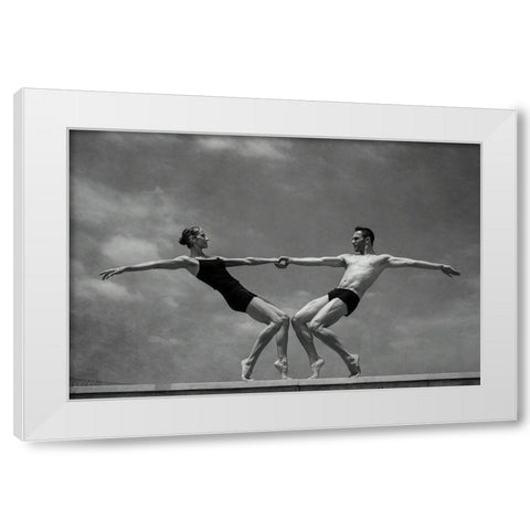 Graceastrenght 2.0 White Modern Wood Framed Art Print by Arcos Aka, Antonio