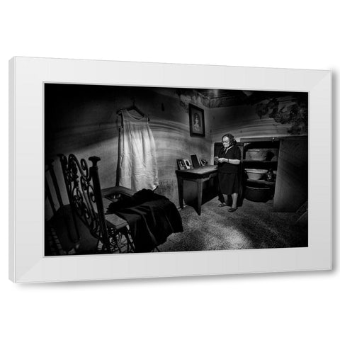 Old Memories... White Modern Wood Framed Art Print by Grambone, Antonio