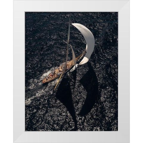 Shadows A Lights White Modern Wood Framed Art Print by Pelissier, Marc