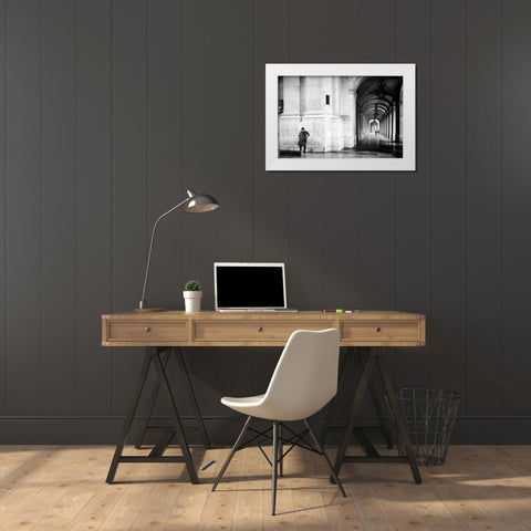 Icebreaker White Modern Wood Framed Art Print by Mexia, Laura