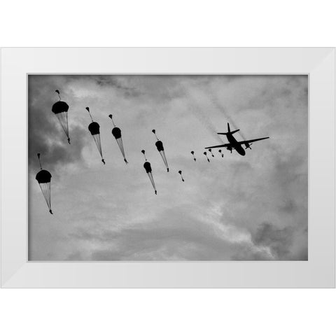 Go-Go-Go! White Modern Wood Framed Art Print by Rebro, Marcel