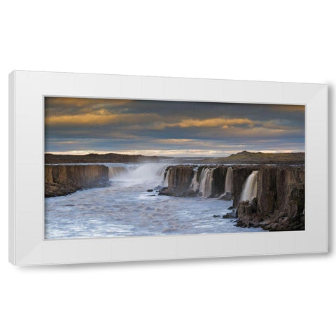 Midsummer Night White Modern Wood Framed Art Print by Wrobel, Karsten