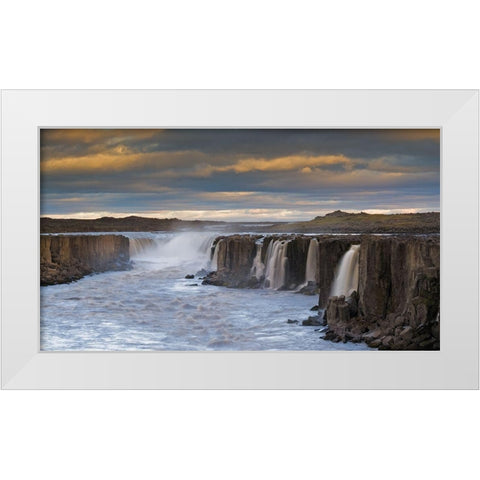 Midsummer Night White Modern Wood Framed Art Print by Wrobel, Karsten