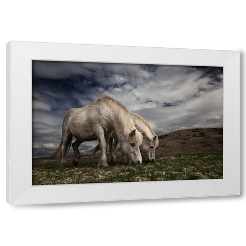 Two Years Later White Modern Wood Framed Art Print by Ingibergsson, Bragi