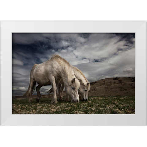 Two Years Later White Modern Wood Framed Art Print by Ingibergsson, Bragi