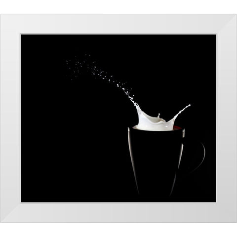 Milky Way White Modern Wood Framed Art Print by Pabst, Christian