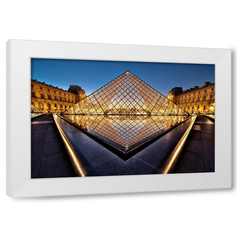 The Diamond White Modern Wood Framed Art Print by Pelissier, Marc