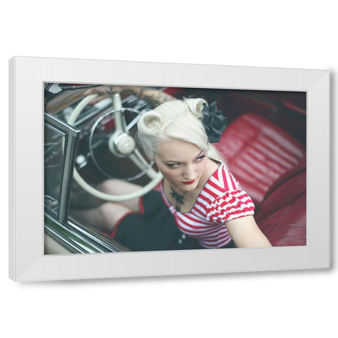 Promise-You Won\T Delete Me White Modern Wood Framed Art Print by Block, Reinhard