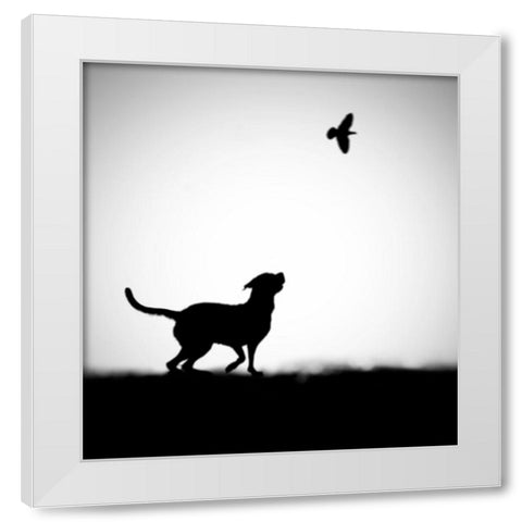The Clue White Modern Wood Framed Art Print by Lee, Hengki