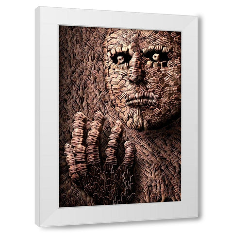 The Tool Of Tools White Modern Wood Framed Art Print by Kiciak, Christophe