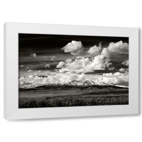 South Crazies White Modern Wood Framed Art Print by Wesler, Jay