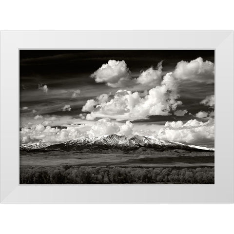 South Crazies White Modern Wood Framed Art Print by Wesler, Jay