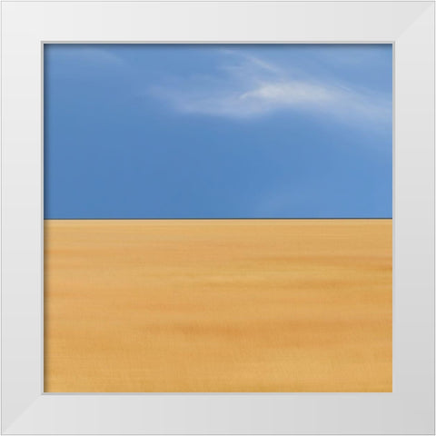 The Summer We Fell In Love White Modern Wood Framed Art Print by Flour, Piet