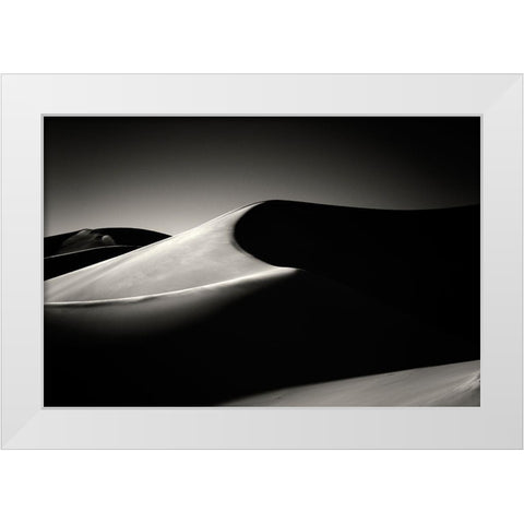 Dune White Modern Wood Framed Art Print by Kravanja, Jure