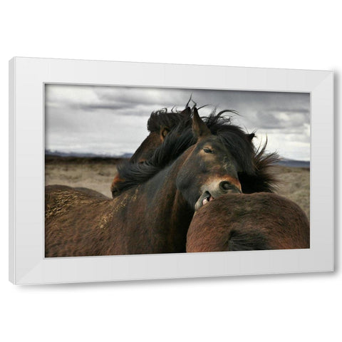 Close White Modern Wood Framed Art Print by Ingibergsson, Bragi