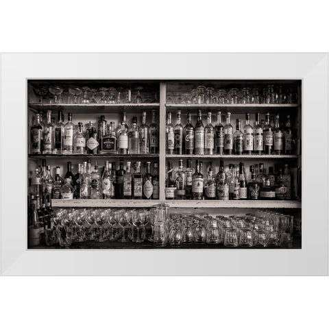 Seattle White Modern Wood Framed Art Print by Klein, Kurt