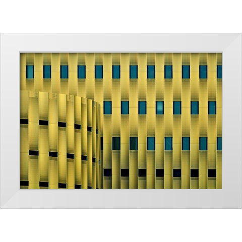 The Cope White Modern Wood Framed Art Print by Van Maastricht, Henk