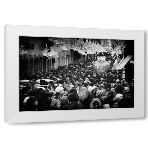 I Love You This Much! White Modern Wood Framed Art Print by Grambone, Antonio