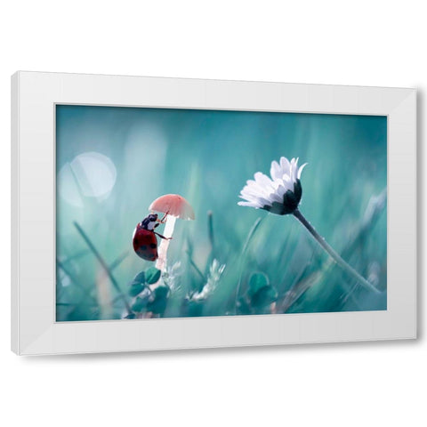 Speed Dating White Modern Wood Framed Art Print by Bravin, Fabien