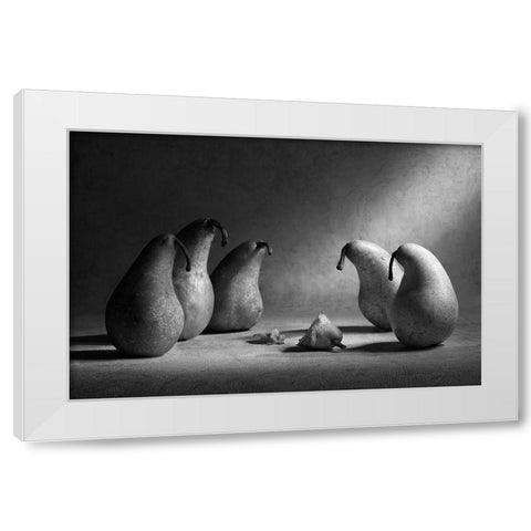 :-( White Modern Wood Framed Art Print by Ivanova, Victoria