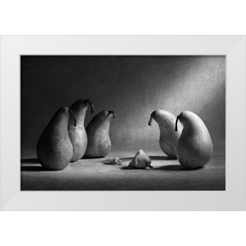 :-( White Modern Wood Framed Art Print by Ivanova, Victoria