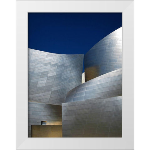 Overtures White Modern Wood Framed Art Print by Guillemot, Mathilde