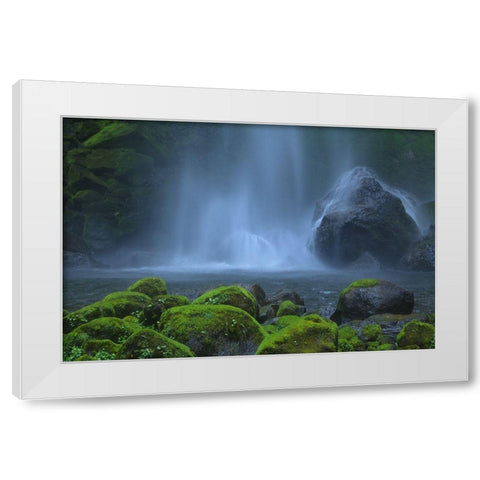 Dancing Fairies White Modern Wood Framed Art Print by Zeng, Hong