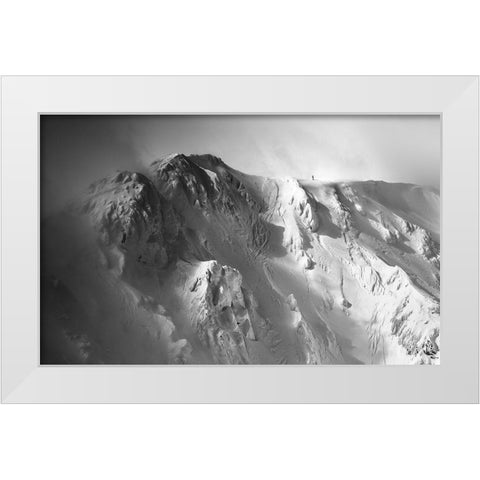 Freeride . . White Modern Wood Framed Art Print by Rumansky, Matej