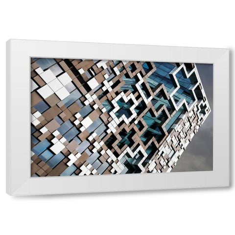 Xxx White Modern Wood Framed Art Print by Wride, Linda
