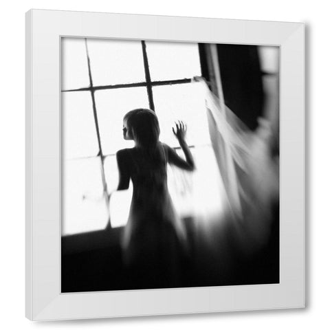 Prison Bride White Modern Wood Framed Art Print by Kisworo, Sebastian