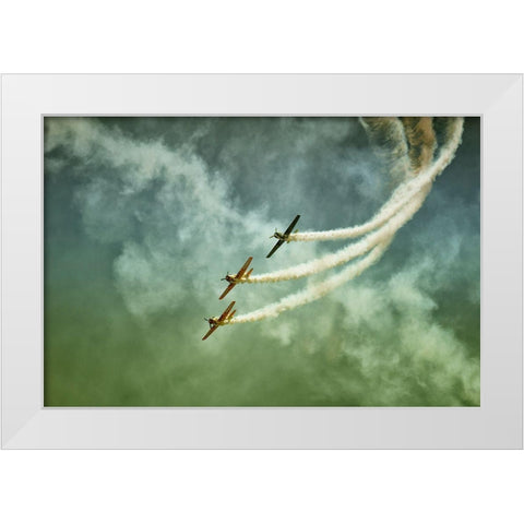 Wartime White Modern Wood Framed Art Print by Ionut, Olari