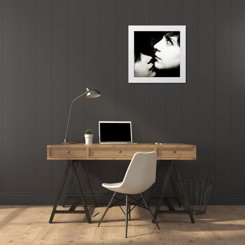 Hors-Contexte White Modern Wood Framed Art Print by Lebrasseur, Christine
