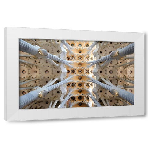 X White Modern Wood Framed Art Print by Koga, Hiroaki