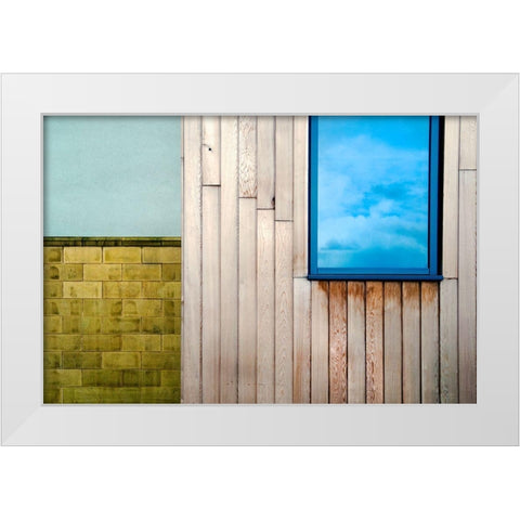 Look Beyond White Modern Wood Framed Art Print by Wride, Linda