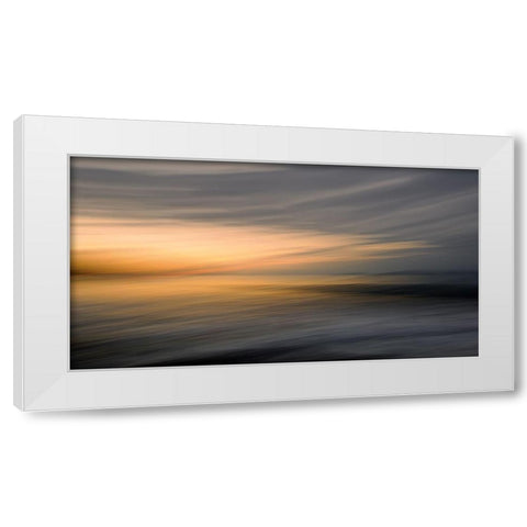 Silence White Modern Wood Framed Art Print by Pascual Buye, Santiago
