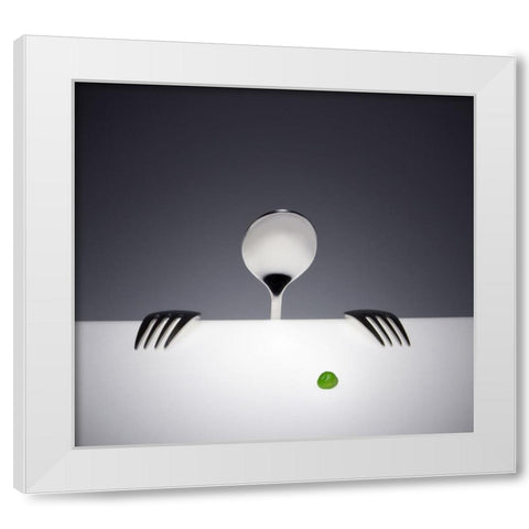 Want You... White Modern Wood Framed Art Print by De Kogel, Wieteke